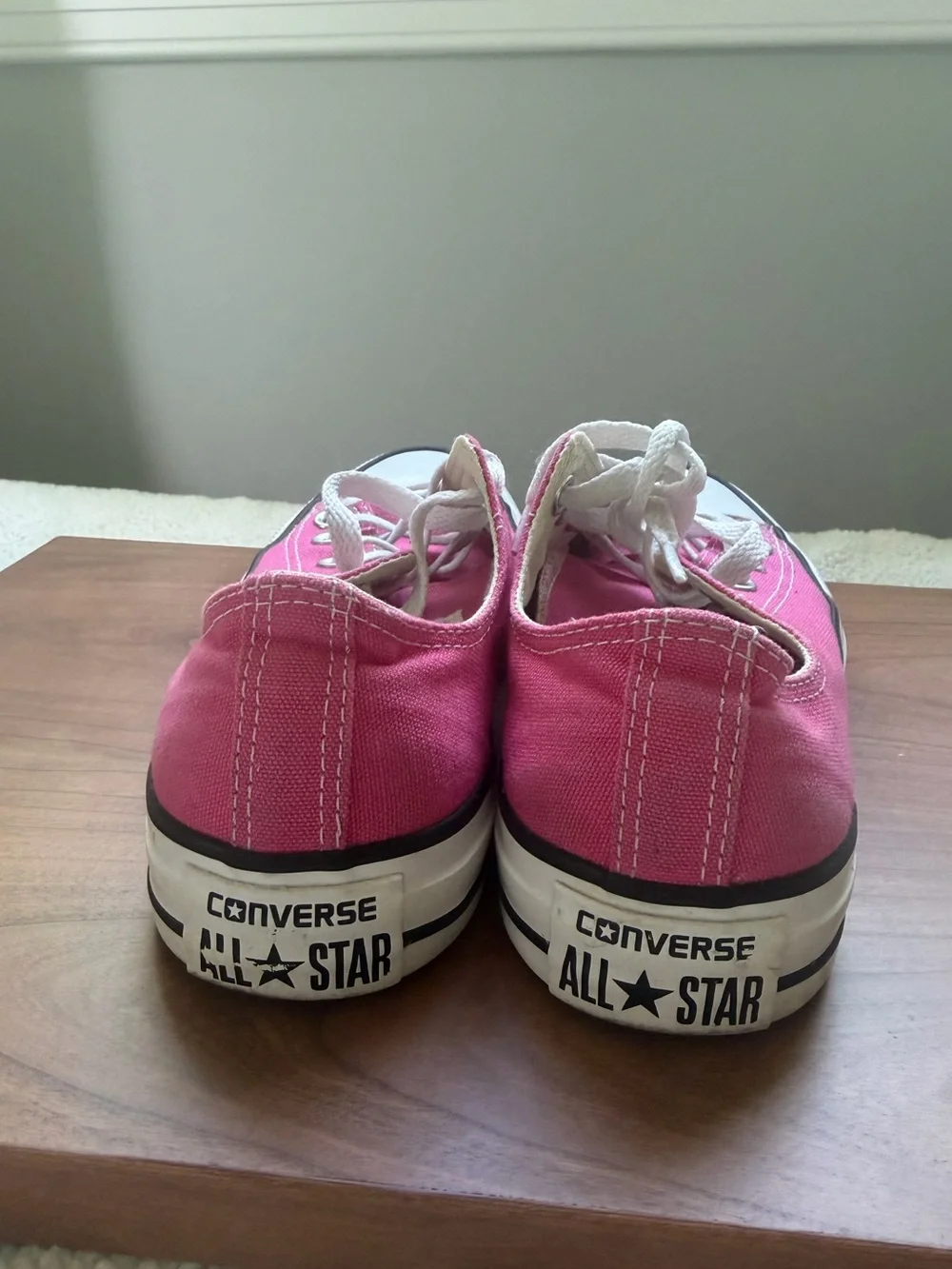 Converse Pink Low Top Canvas Sneakers